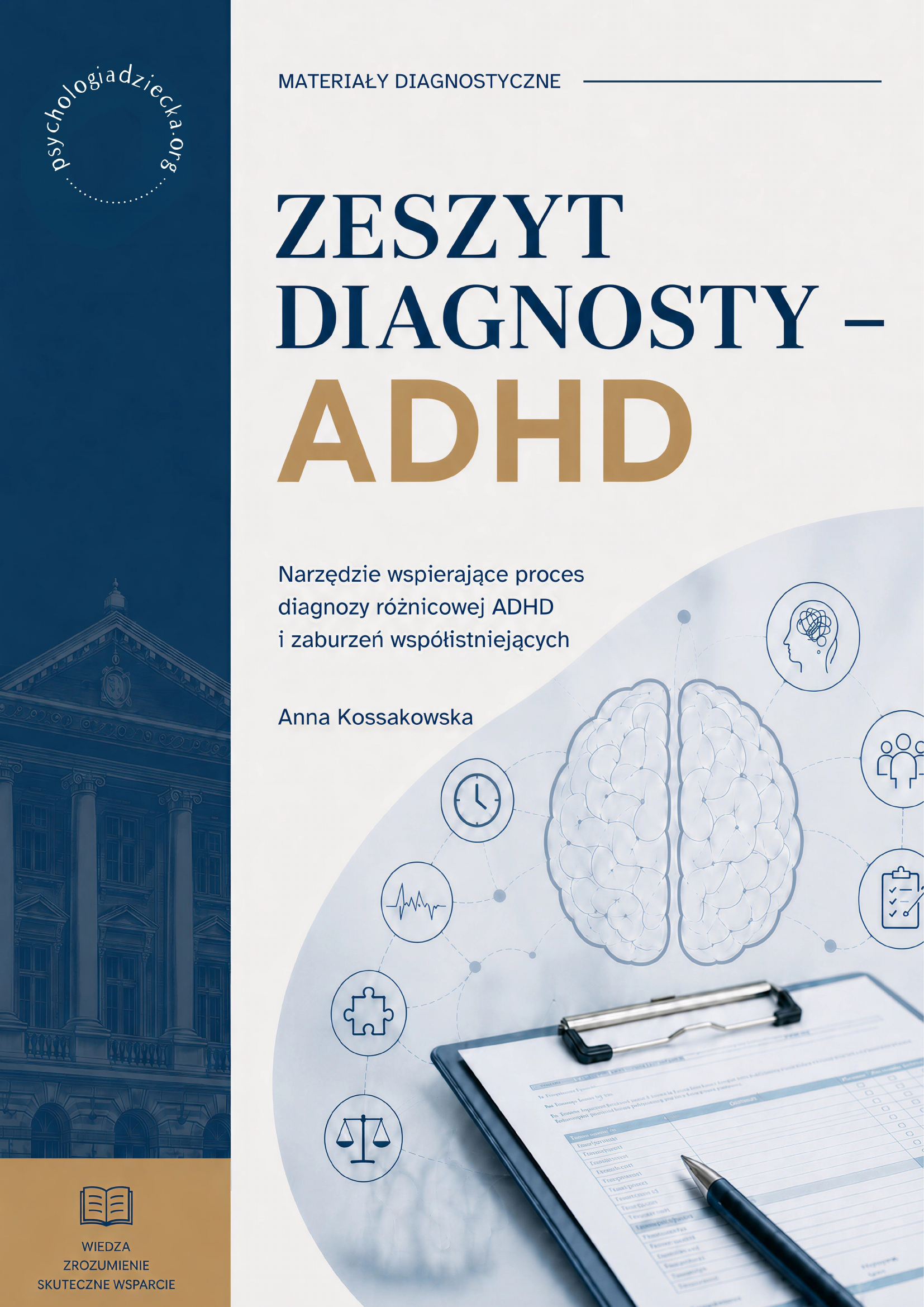 Okładka: Zeszyt diagnosty — ADHD